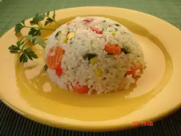 Rețetă Garnitura de orez cu legume