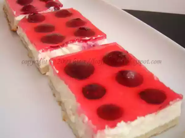 Rețetă Prajitura cu branza dulce si visine