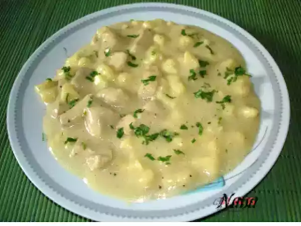 Rețetă Nokedli cu piept de pui