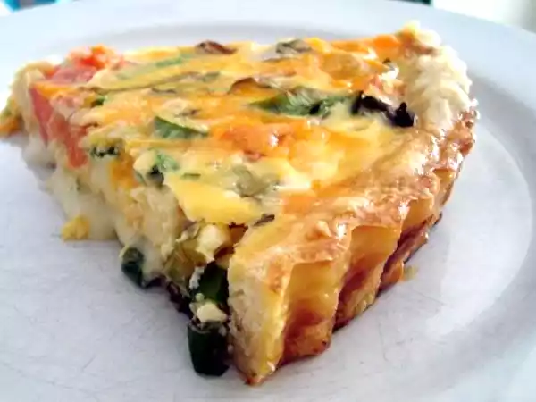 Rețetă Quiche vegetarian