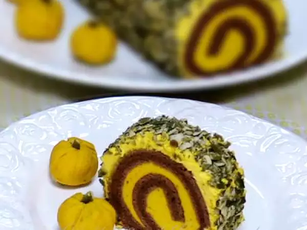 Rețetă Ruladă cu dovleac