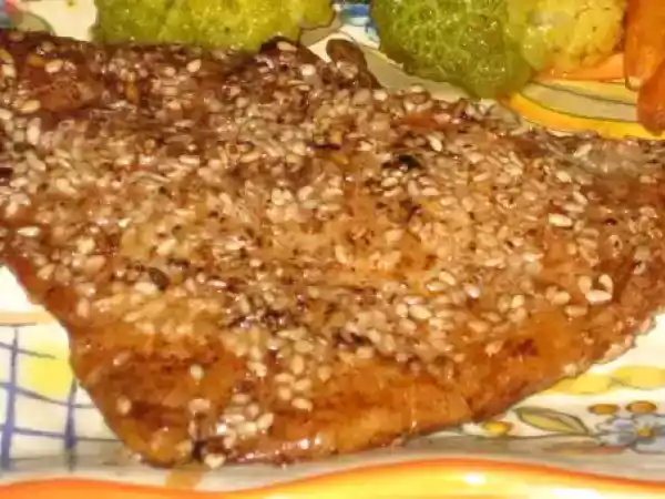 Rețetă Pui cu seminte de susan la cuptor