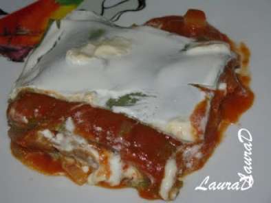Rețetă Lasagna cu legume, pasta de rosii si zacusca cu vinete