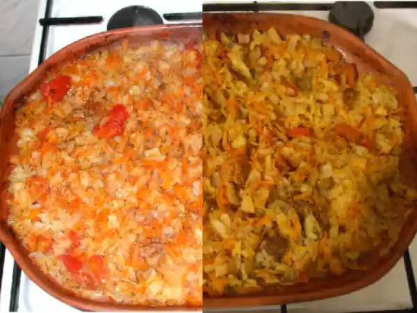 Rețetă Varza cu ceafa de porc