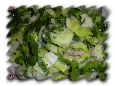 Rețetă Salata dietetica cu spanac