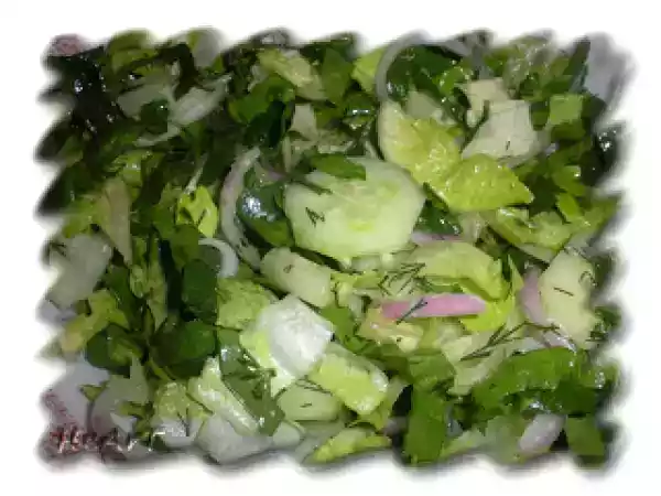 Rețetă Salata dietetica cu spanac