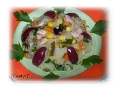 Rețetă Salata de ton cu legume