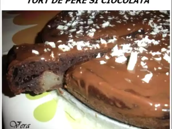 Rețetă Tort de pere si ciocolata