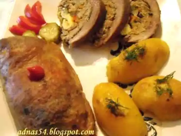 Rețetă Rulada din carne de porc