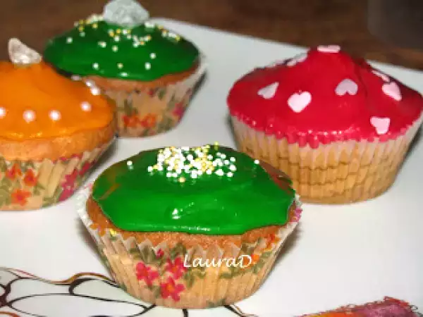 Rețetă Briose colorate