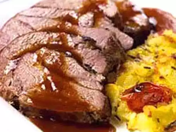 Rețetă Pulpa de miel la cuptor cu sos de bere guinness(neagra)