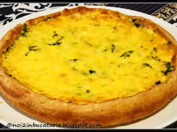 Rețetă Tarta cu spanac si telemea