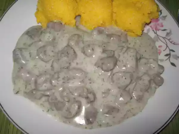Rețetă Ciulama din pipote de pui