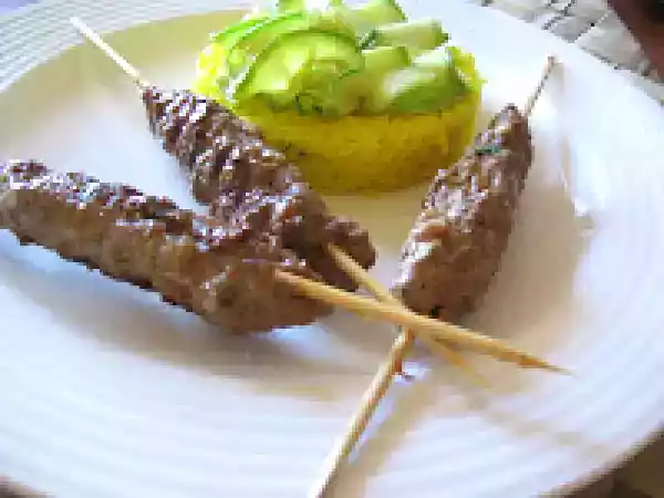 Rețetă Frigarui cu carne tocata de vita