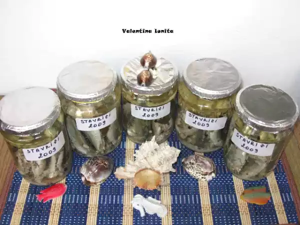 Rețetă Peste (stavrizi) la borcan