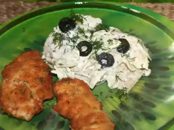 Rețetă Salata de fasole pastai cu maioneza