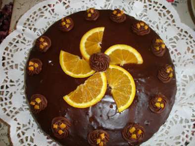 Rețetă Tort cu ciocolata si portocale