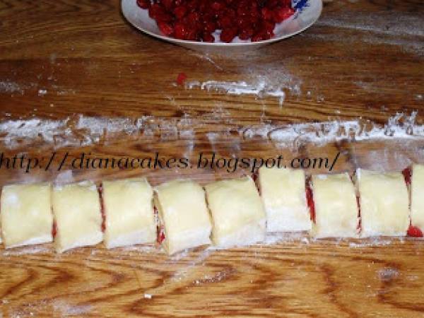 Melcisori cu visine - Preparare etapa 4