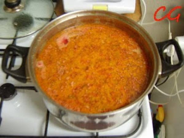 Bors de sfecla rosie - Preparare etapa 3