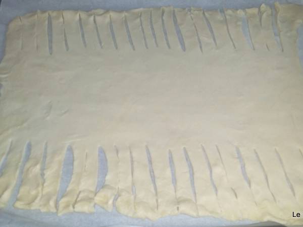 Ștrudel cosiță cu mere si pere - Preparare etapa 3