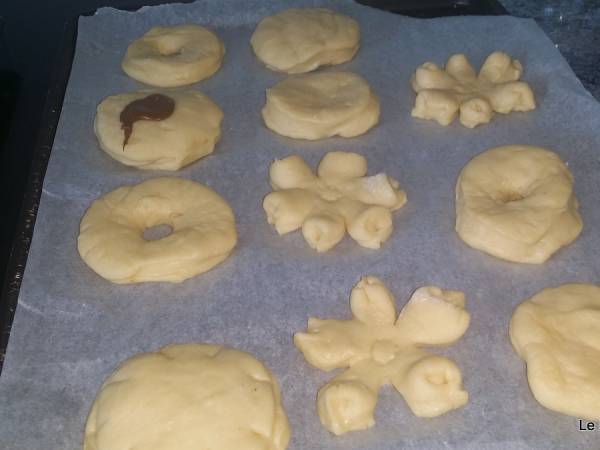 Gogosi la cuptor- Donuts - Preparare etapa 4