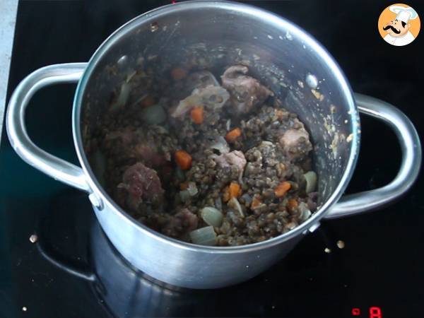 Linte cu pulpa de porc - Preparare etapa 5