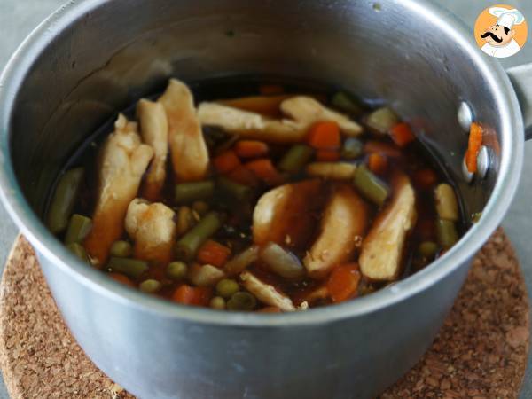 Pui cu taitei (expres) - Preparare etapa 4