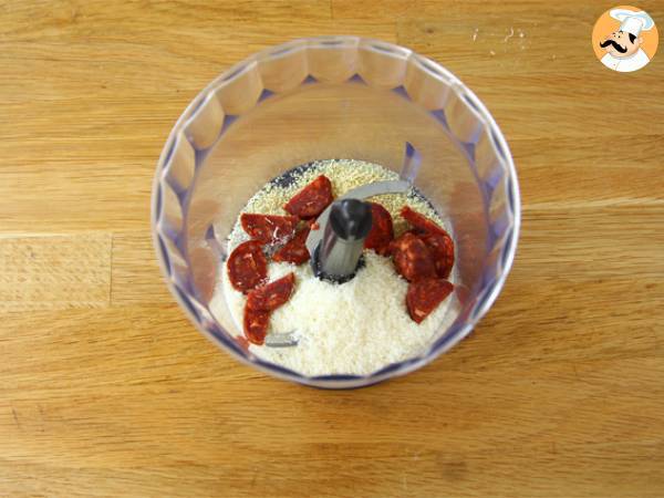 Cod in crustă de chorizo - Preparare etapa 1