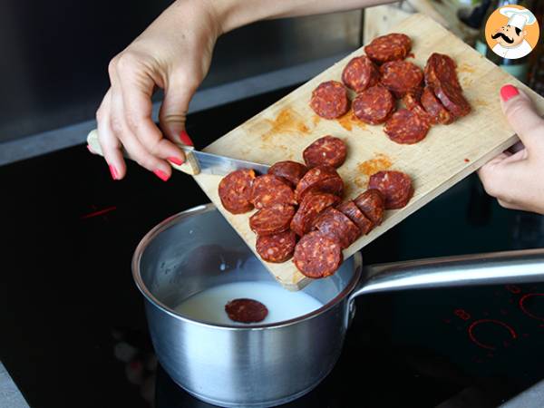 Rillette de chorizo - Preparare etapa 2