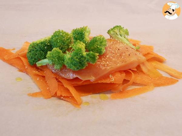 Pui en papillote - Preparare etapa 2