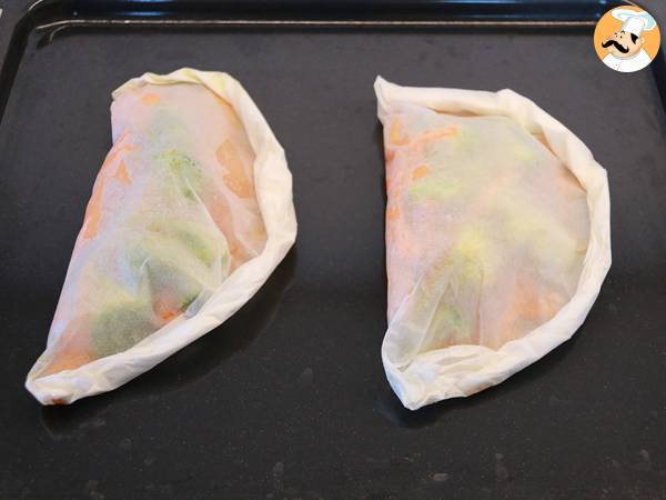 Pui en papillote - Preparare etapa 4