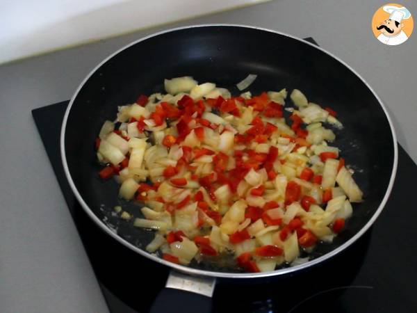 Hamburger in stil Sloppy Joe - Preparare etapa 2
