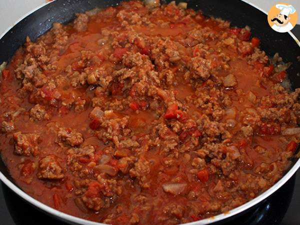 Hamburger in stil Sloppy Joe - Preparare etapa 4