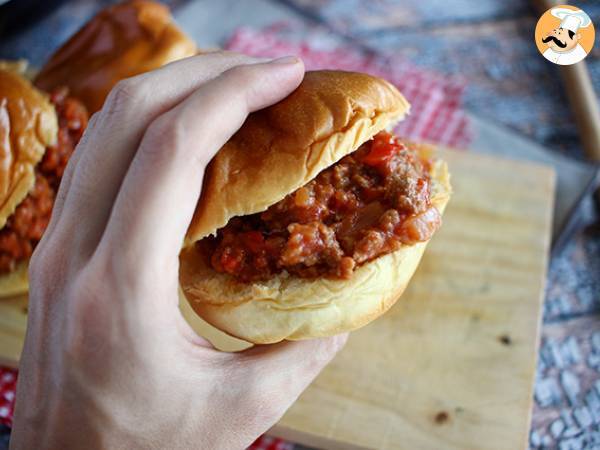 Hamburger in stil Sloppy Joe - Preparare etapa 6