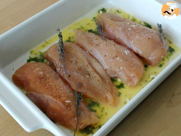 Pui cu lamaie la cuptor - Preparare etapa 3