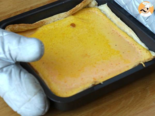 Quiche cu morcovi, ardei si rosii - Preparare etapa 4