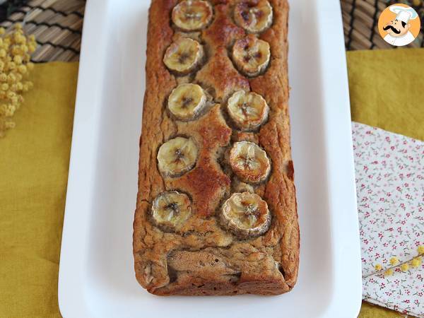 Chec cu banane fara zahar - Banana bread - Preparare etapa 7