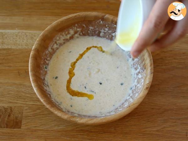 Waffe de cartofi - Sandwich de waffe cu somon afumat si crema de branza - Preparare etapa 3