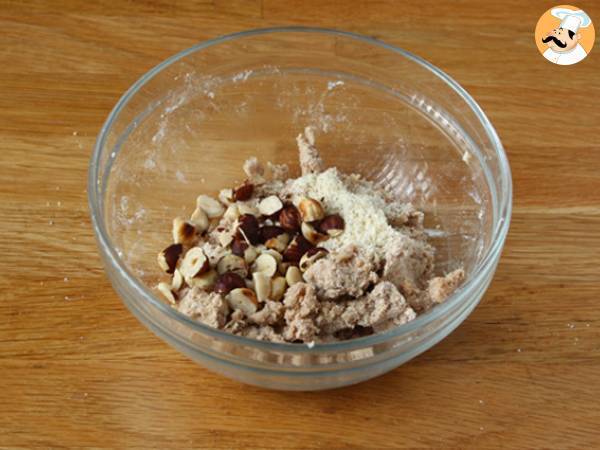 Crumble cu dovleac si alune - Preparare etapa 3