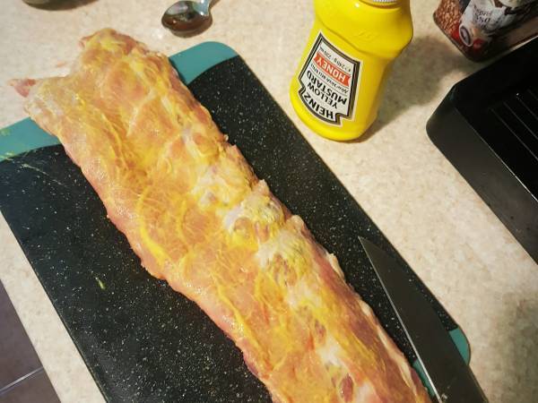 Coaste de porc BBQ la cuptor - Preparare etapa 2