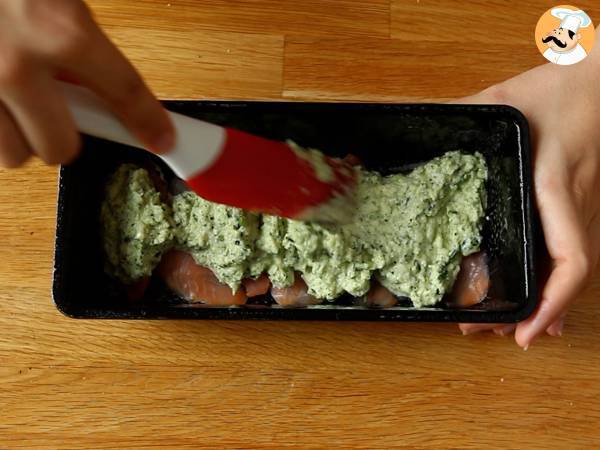 Terrine de dovlecei si somon afumat - Preparare etapa 5