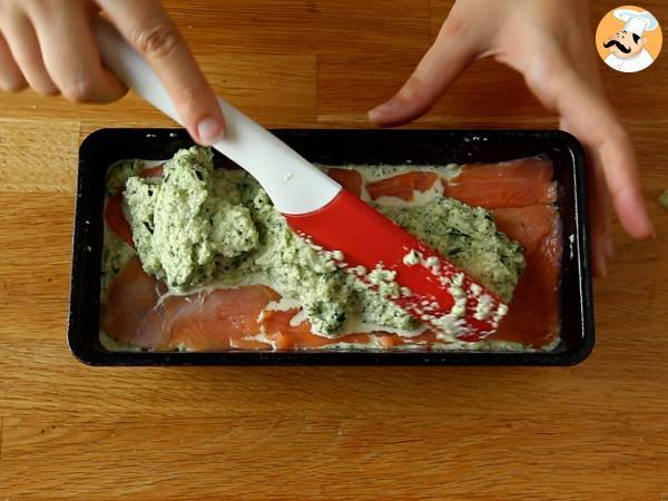 Terrine de dovlecei si somon afumat - Preparare etapa 6