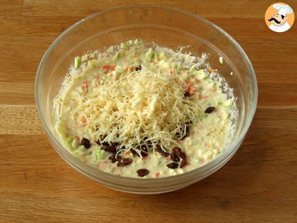 Chec aperitiv cu gris, dovlecei si morcov - Preparare etapa 2