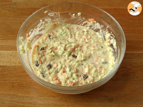 Chec aperitiv cu gris, dovlecei si morcov - Preparare etapa 3