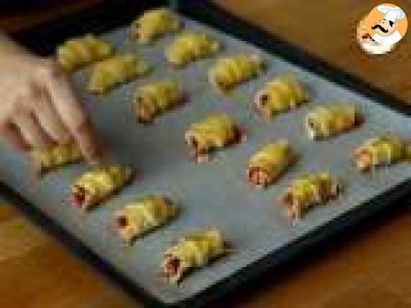 Mini croissante aperitiv - Preparare etapa 6