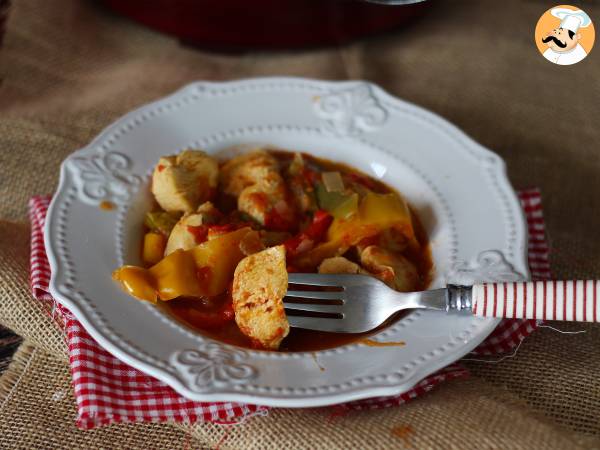 Pui baschez express la Cookeo (multicooker) - Preparare etapa 5