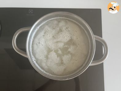 Salată de orez cu creveți, dovlecel și ghimbir - Preparare etapa 3