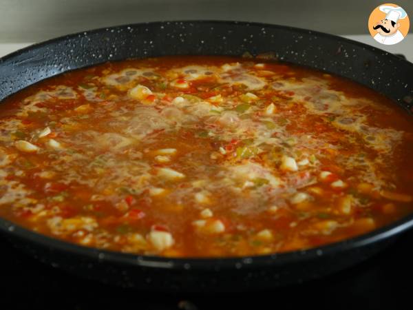 Orez cu calamar - Preparare etapa 4