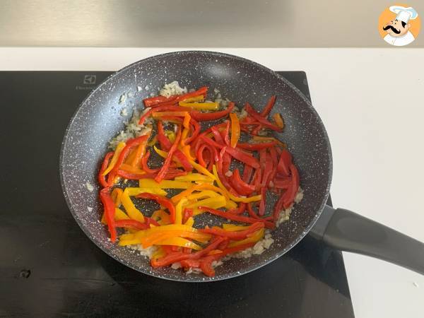 Paste cu ardei și brânză proaspătă - Preparare etapa 2