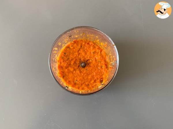 Paste cu ardei și brânză proaspătă - Preparare etapa 5